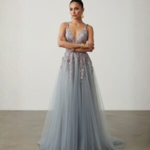 midnight gala maxi dress